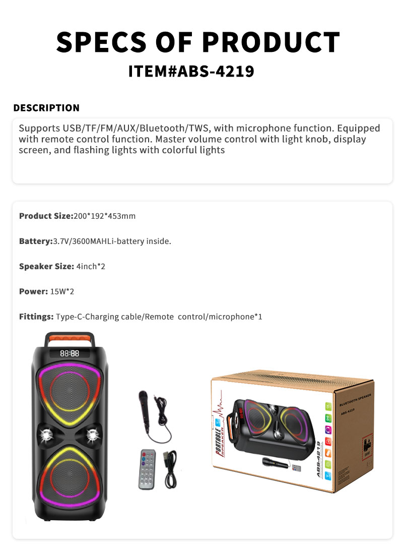 outdoor portable speakers,bluetooth 5.0,outdoor speakers
