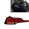 Autoy 2024 Best Selling LED Dynamic Tail Lamp for Tesla Model 3 2019-23 Smoked Turn Signal Reverse Tail Light New Condition