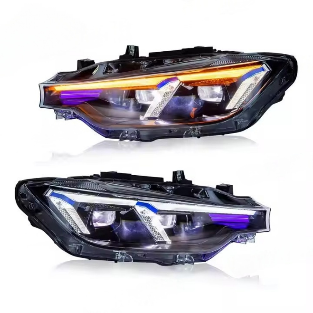 Auto-y F30 LED Headlight for BMW F30 3 Series 2009-2014 12V LED Upgrade to Full LED No AFS Headlamp for BMW F30 Xenon hid