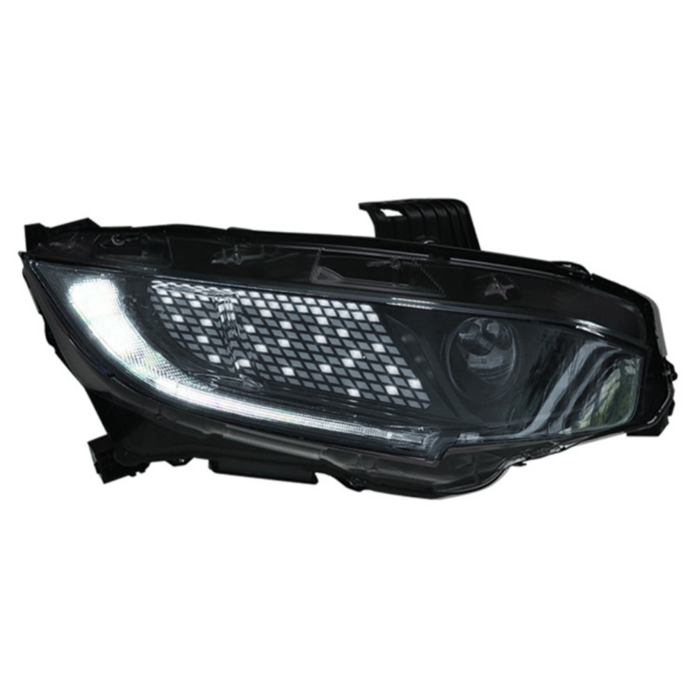 Auto-Y Digital Tech LED Headlights for 2016-2021 for Honda for Civic 10th Gen FK8 Modified Car Accessories