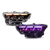 Auto-y Colorful Front Lamp LED Projector Headlights RGB DRL Animation LED Headlight s for Ford Mustang 2024 Car Accessories