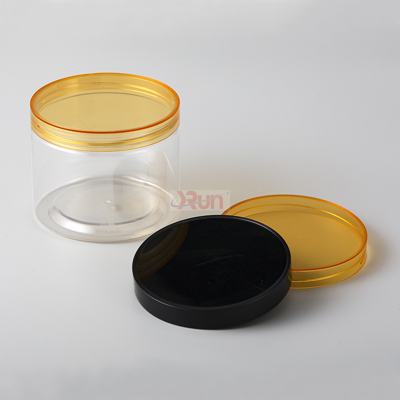 We guarantee safety for your plastic PET can used for custom cosmetic containers and snack storage with food grade seal gaskets