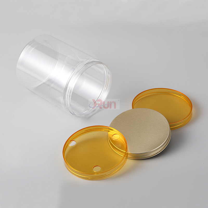 We provide the perfect empty plastic jar for cookie cans and your custom snack packaging, complete with effective foam jar liners