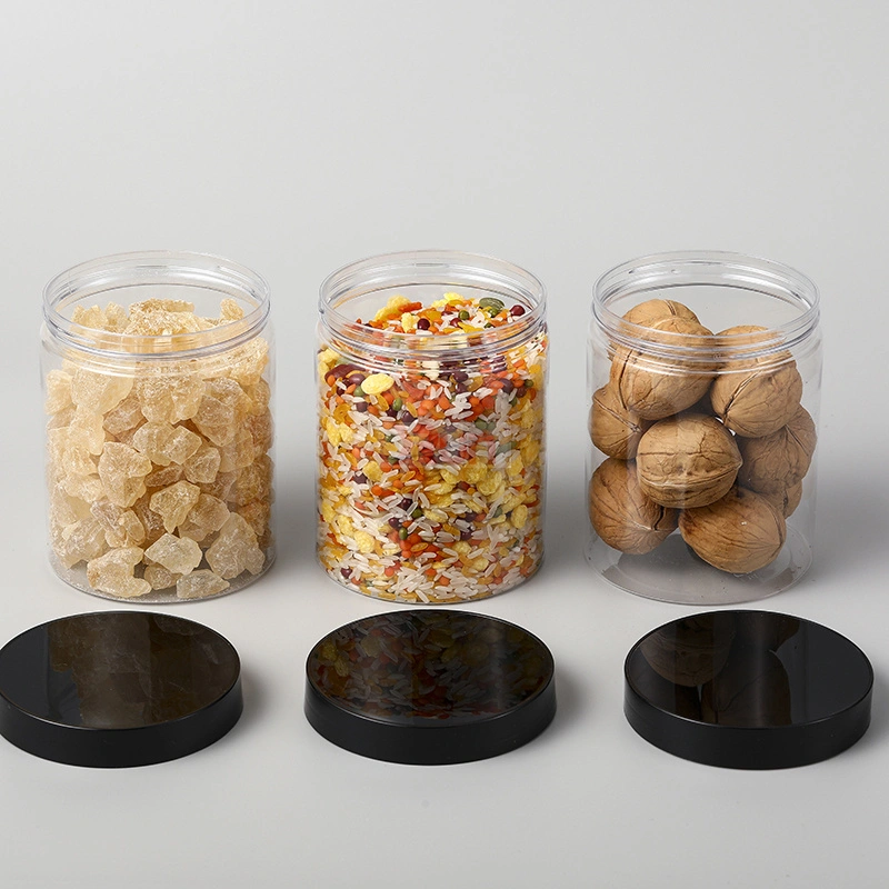 As an easy pull lid production factory, we ensure seamless access for nuts packaging, complementing our efficient plastic storage containers with lids and custom printed jars