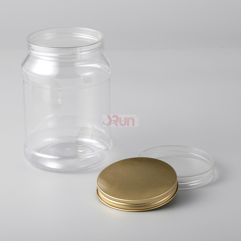 Our transparent preforms offer clarity for your oatmeal packaging, dry goods storage containers, and contribute to the appeal of our plastic jar with aluminum lid