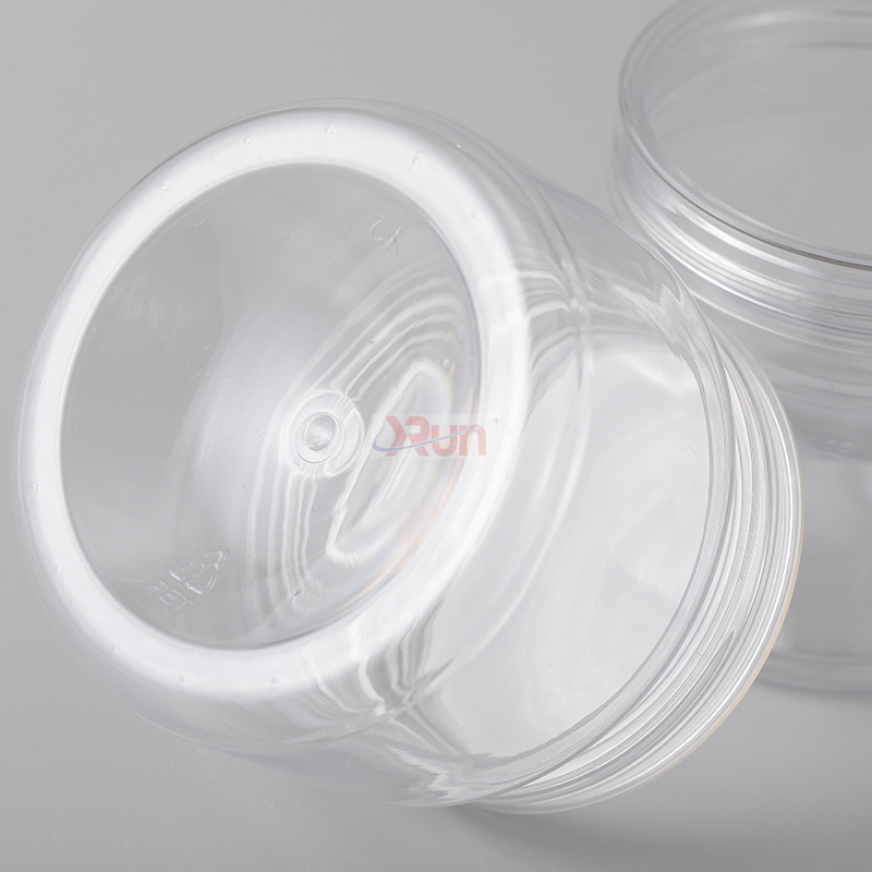 Our cooked food boxes are a reliable PET container for meals, different from a standard jelly can.