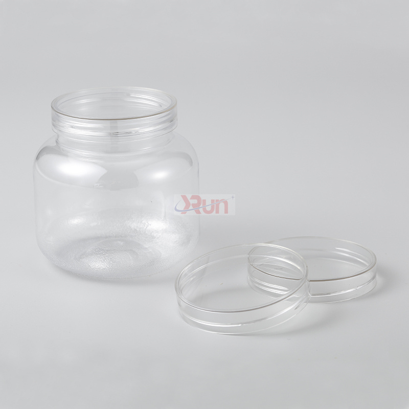 Our Food Grade Plastic Cans and Clear Food Containers for Honey Jars can be matched with plastic tubes with screw cap
