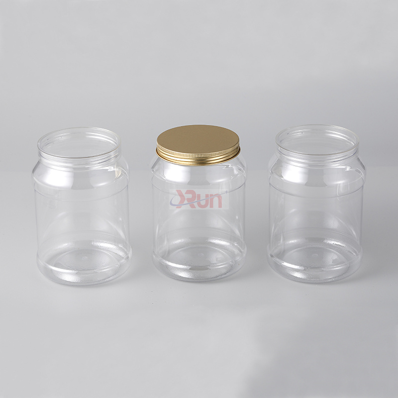 We produce high-quality PET bottle preforms used in creating bottles for oatmeal packaging, dry goods storage containers, and our plastic jar with aluminum lid