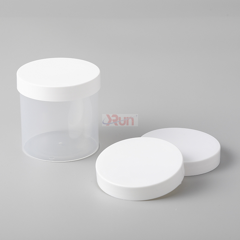 Our robust PP plastic containers provide superior PP plastic packaging with secure clear cans with lids, making them an excellent choice for a medicine jar