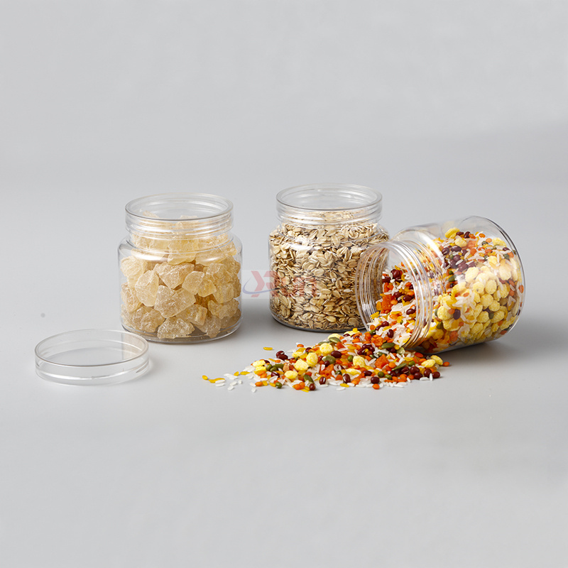 Our versatile Clear Bottles for Jam Packing and Honey Plastic Jars are great alongside pill plastic boxes