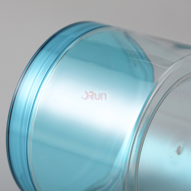 Create unique custom cosmetic packaging, snack storage containers, and PET plastic cans using our custom color plastic bottle preforms