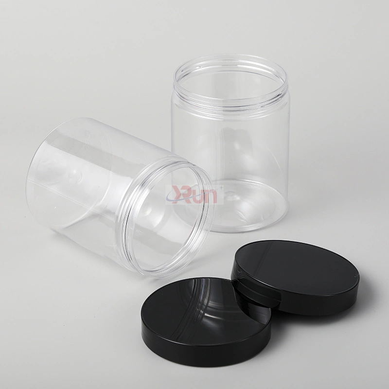 Our PET foam gasket ensures an airtight seal for nuts packaging, enhancing the freshness of our plastic storage containers with lids and custom printed jars