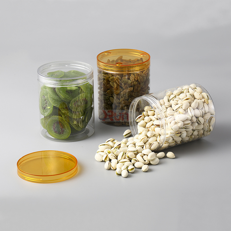 While we specialize in plastic, we offer matching glass bottles for complementary pistachio packaging, dry fruits jars, and hard candy box presentation.
