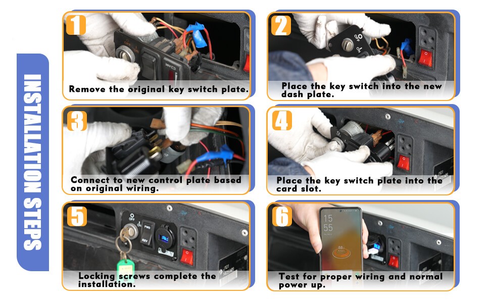 EZGO Forward Reverse Switch installation steps