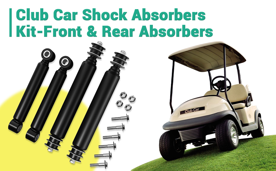 club car shocks Kit-front & rear Absorbs