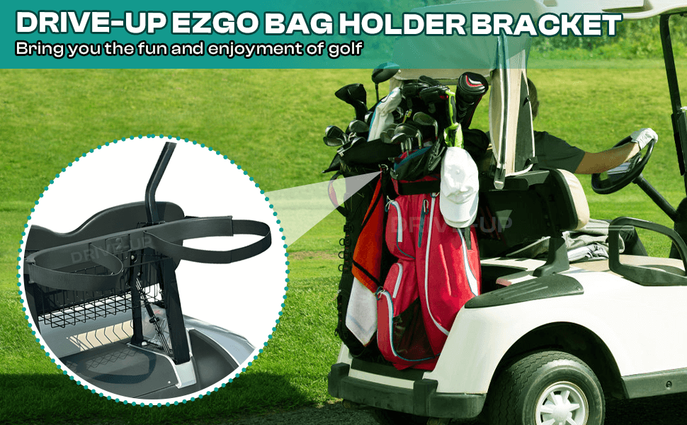 golf bag holder for golf cart,EZGO golf cart bag holder