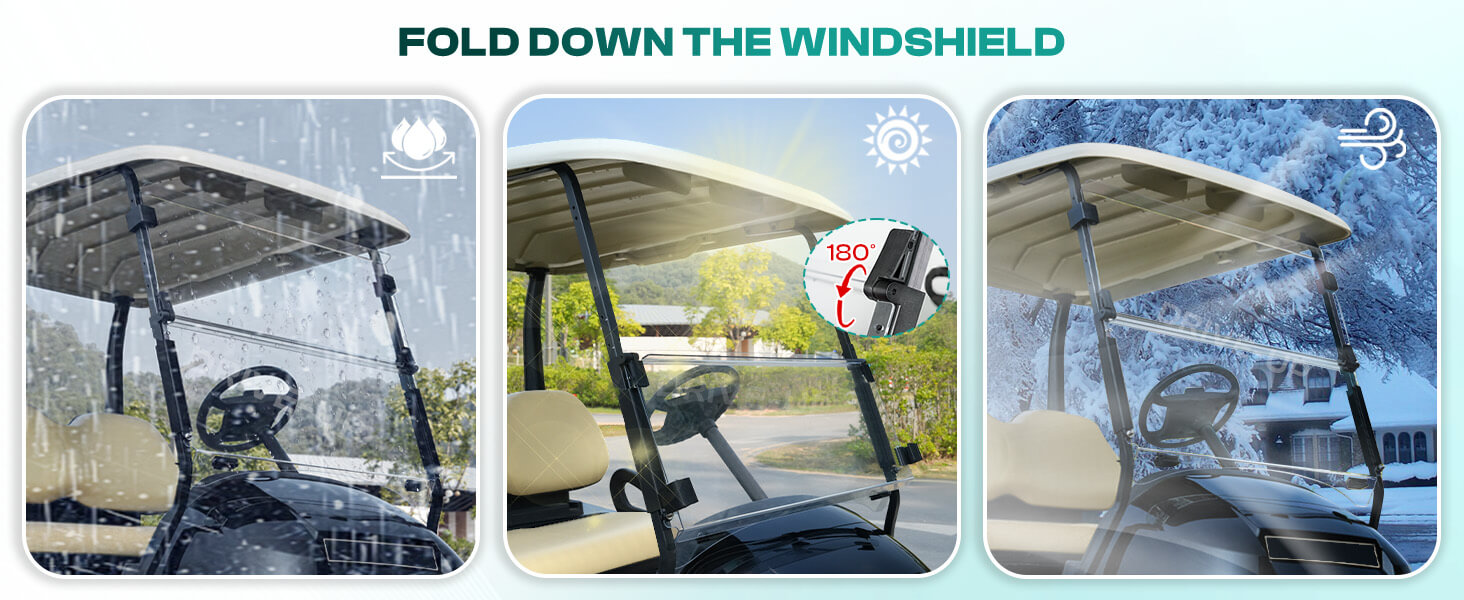 club car windshield