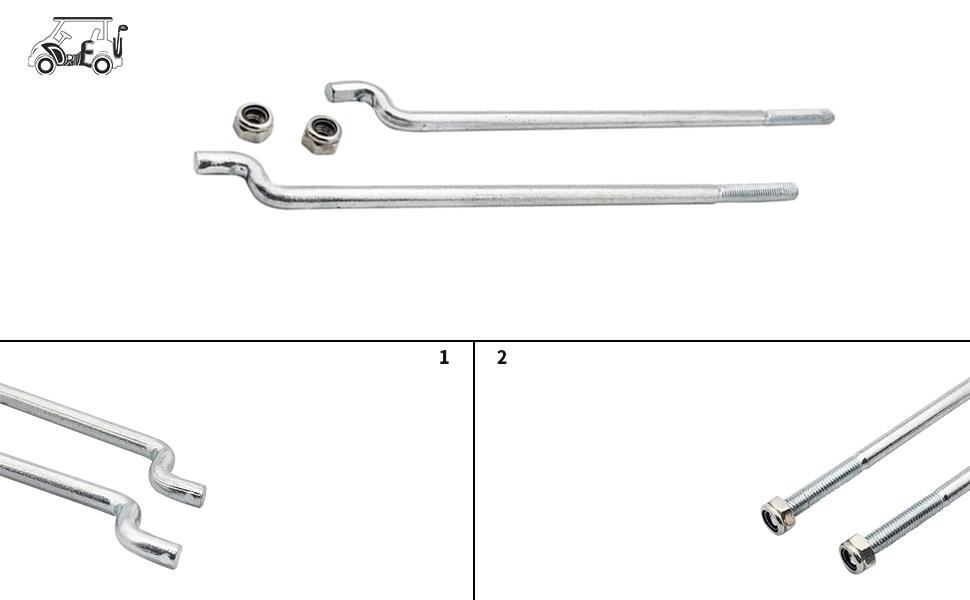 golf cart battery hold down,EZGO battery hold down rods