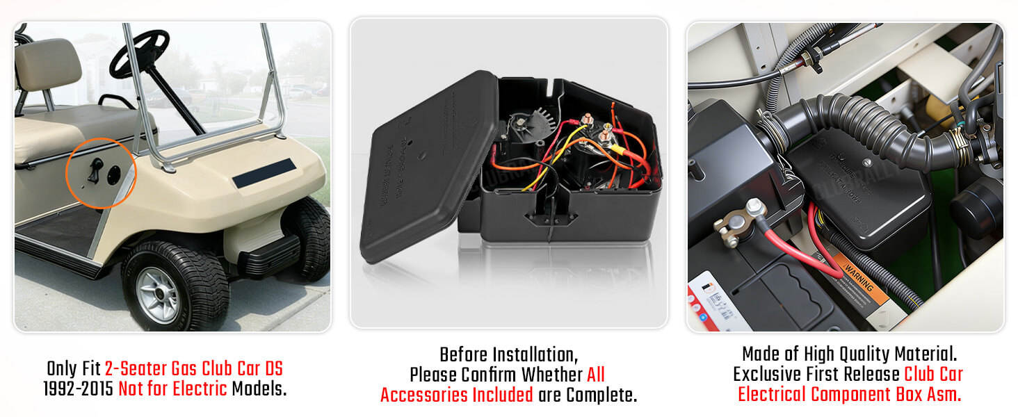 Club Car Electrical Component Box,Club Car DS Electrical Box