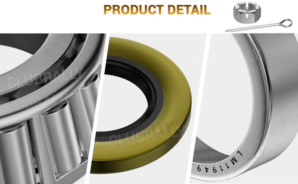 golf cart front wheel bearings detail