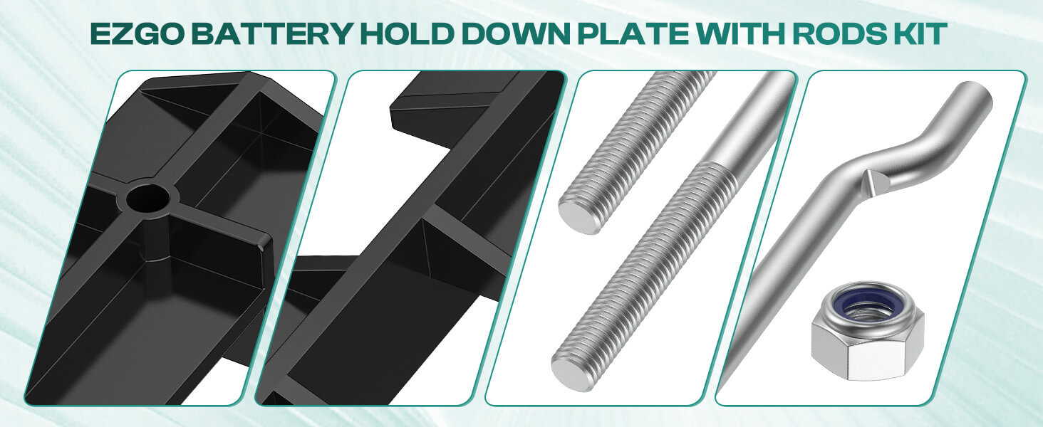 golf cart battery hold down