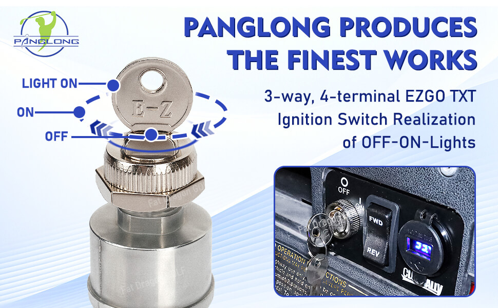 EZGO ignition switch,EZGO TXT ignition switch