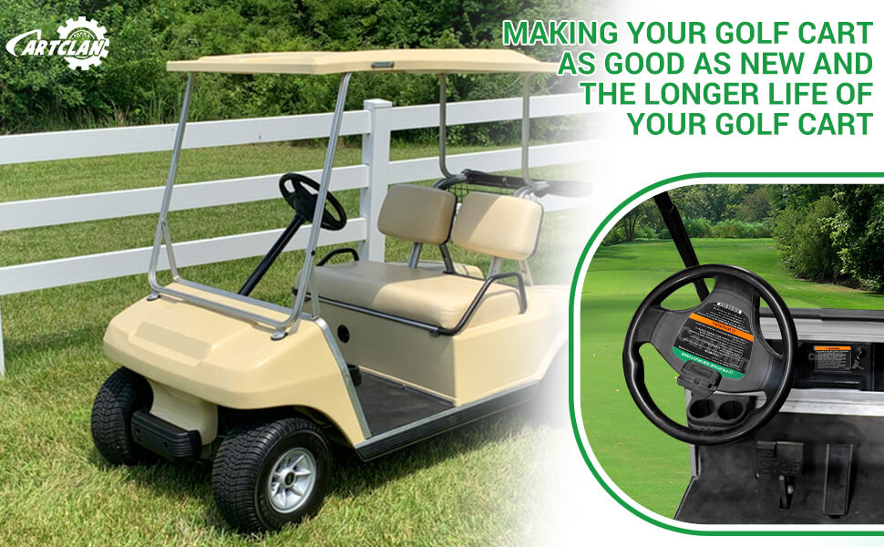 Club Car Steering Wheel and Dashboard Decal