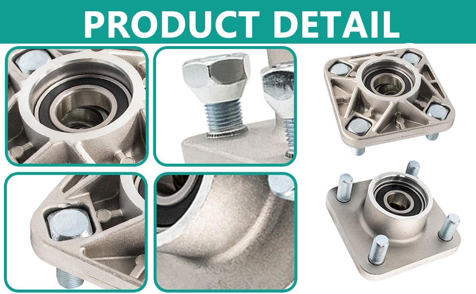 golf cart hubs front wheel set