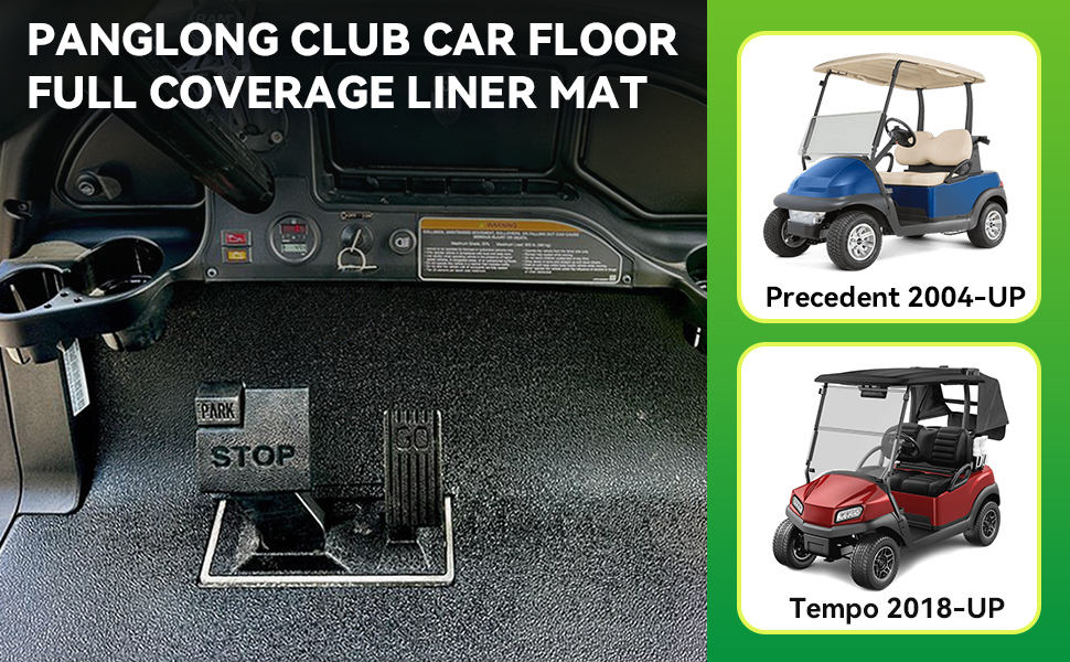 golf cart floor mat fit for 2004-Up Precedent and 2018-Up Tempo