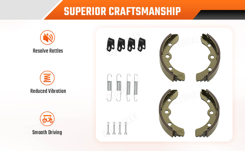 Club Car brake shose spring kit,Club Car brake shoe replacement