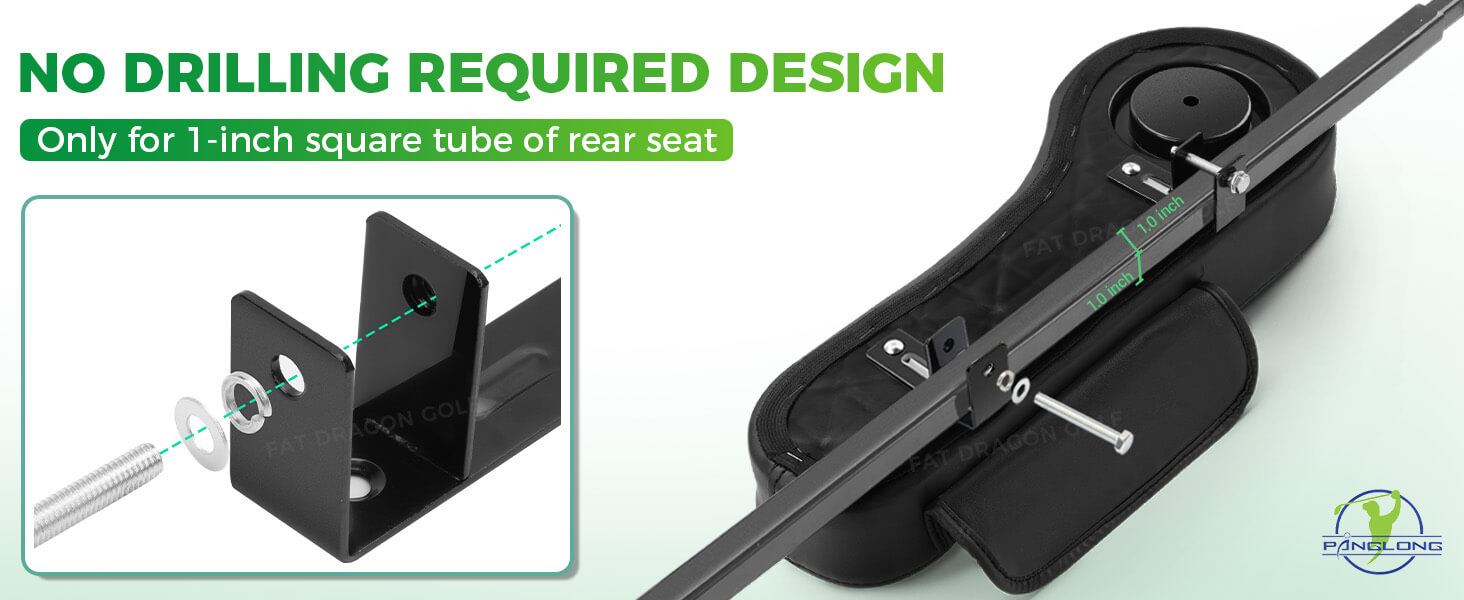 Golf Cart Armrests with Cup Holder Phone Storage