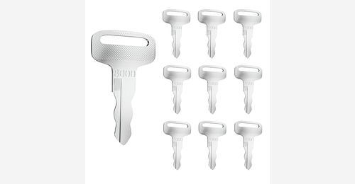 Drive-up Yamaha Golf Cart Key 10-Pack Ignition Set