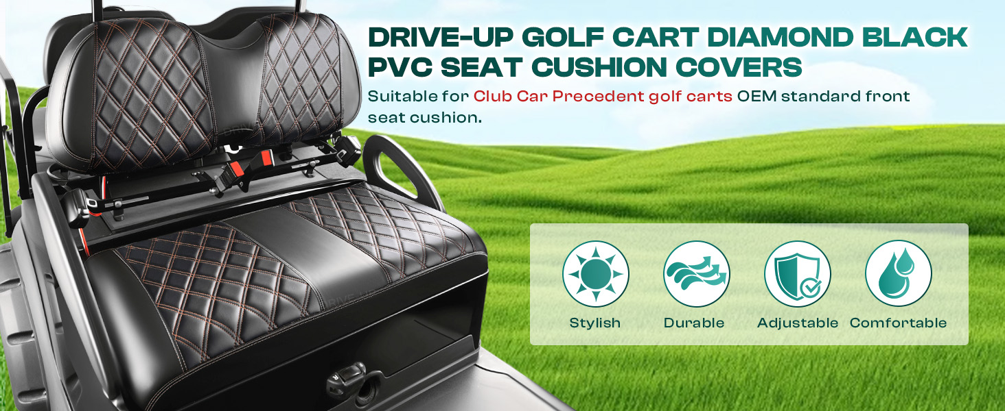 club car golf cart seat covers