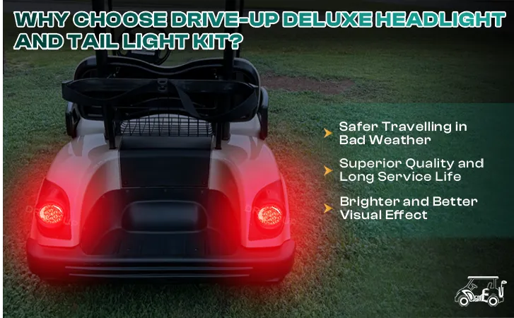Drive-up Yamaha Golf Cart Lights LED Light Kit