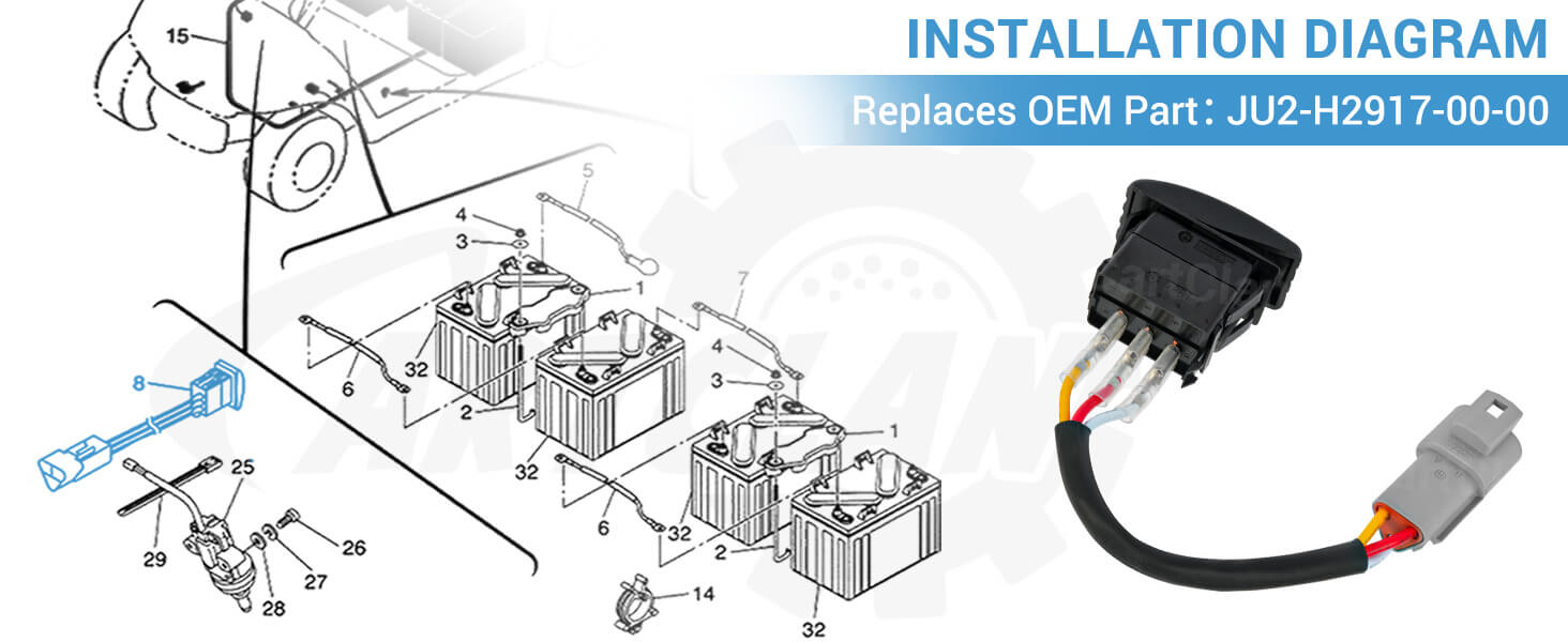 Yamaha switch,Yamaha golf cart forward reverse switch
