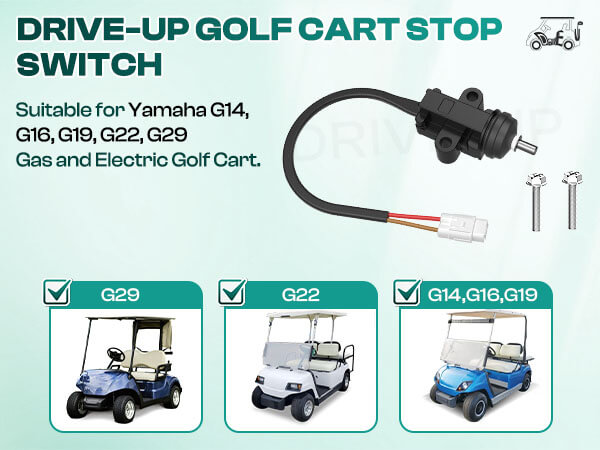 Yamaha stop switch for Yamaha G14, G16, G19, G22, and G29