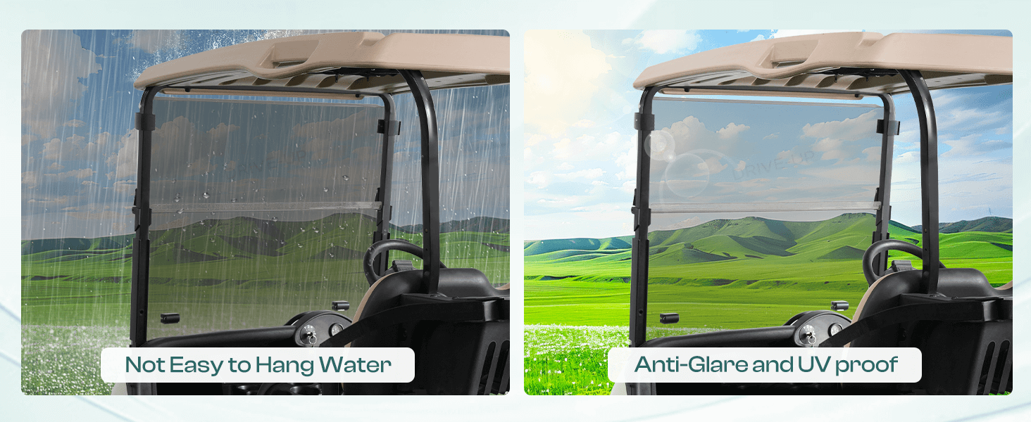 ezgo windhield