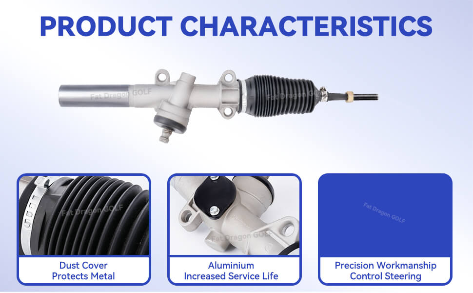 Drive-up ezgo steering box characteristics