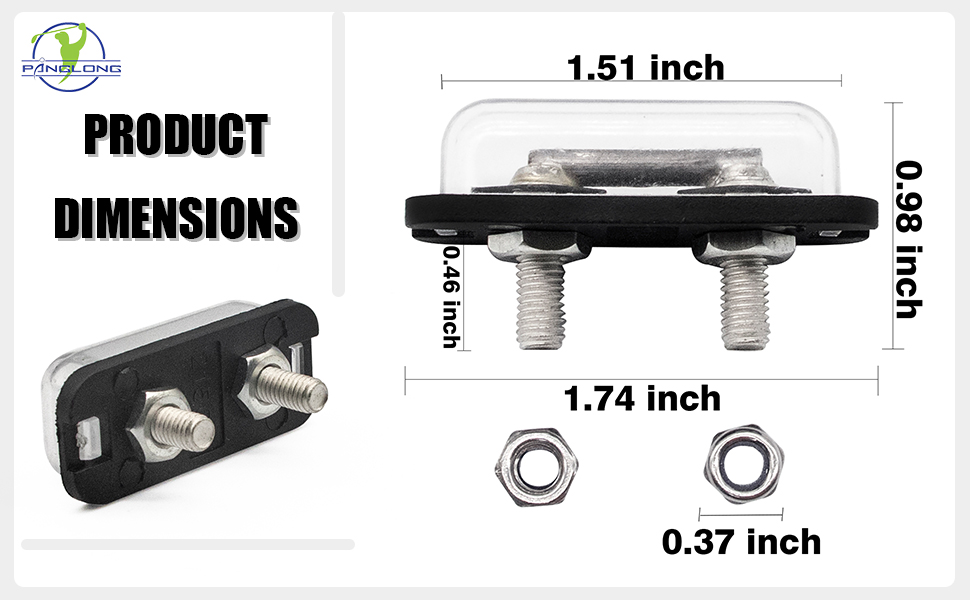 golf cart charger fuse dimensions
