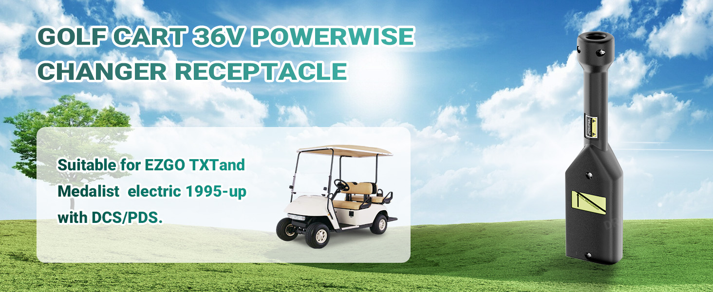 charger receptacle for ezgo golf cart,36v ezgo charger receptacle