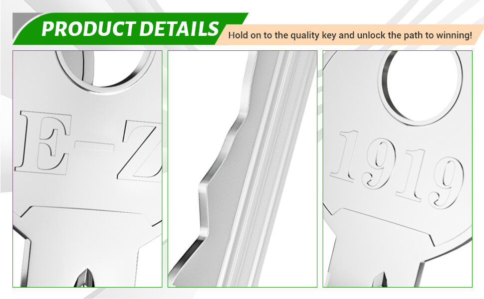 Drive-up EZGO golf cart key details