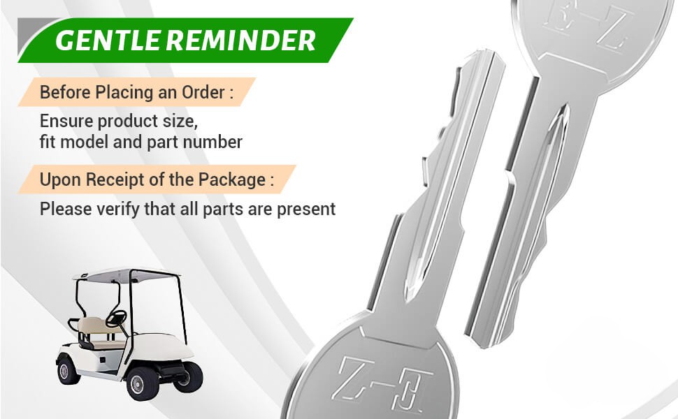 EZGO golf cart ignition key