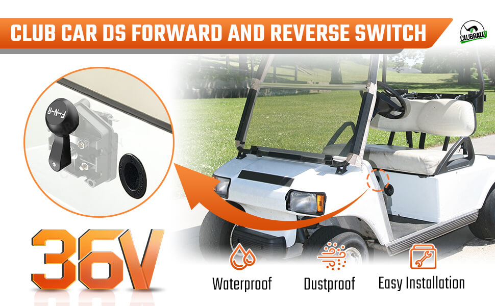 36V Club Car forward and reverse switch, Club Car DS FNR switch