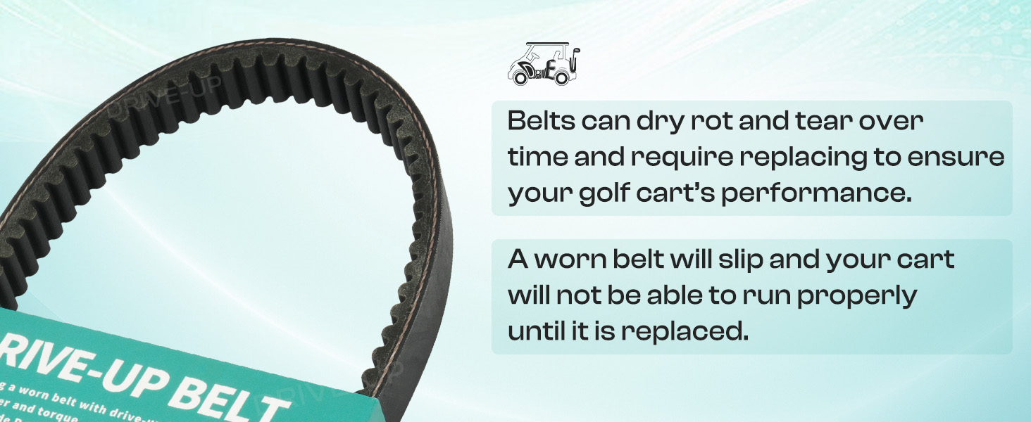 ezgo txt golf cart clutch drive belt