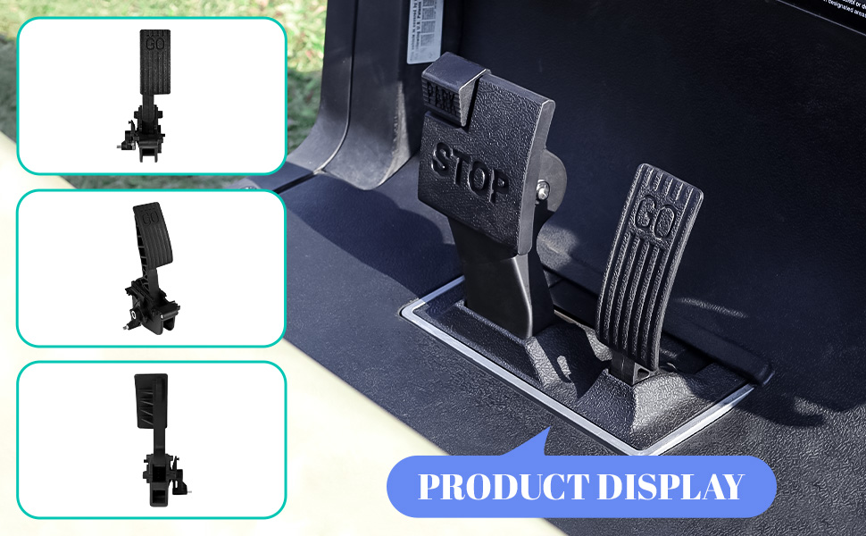acceleration pedal display