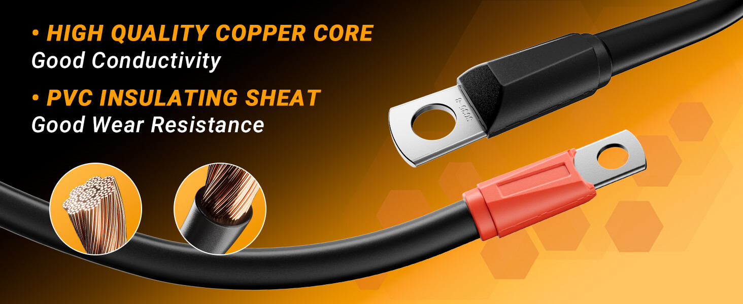 golf cart battery cables for Precedent,48 volt golf cart battery cables for Club Car,3 gauge battery cables