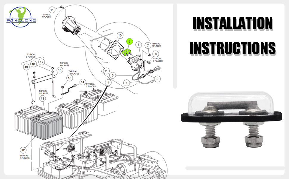 48 volt golf cart charger fuse installation instructions