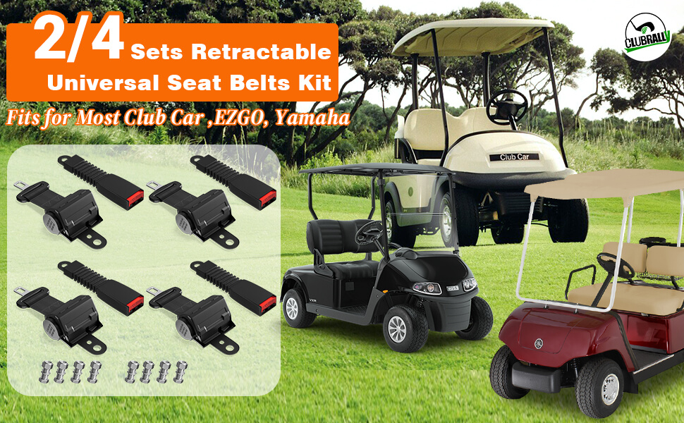 Universal Golf Cart Seat Belts