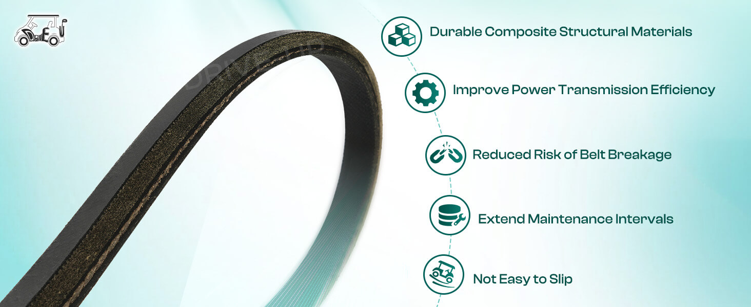 Club Car starter belt,Club Car starter generator belt