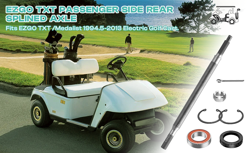 ezgo txt rear axle,ezgo rear axle replacement